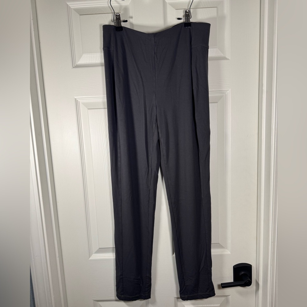 J. Jill Wearable Collection Tapered Leg Gray Jersey Lounge Pants Size Small
